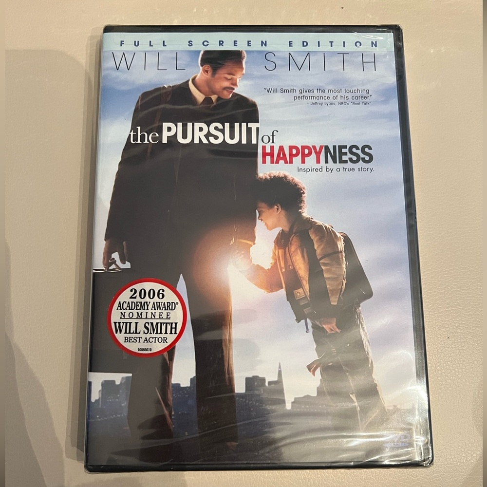The Pursuit of Happyness dvd - new